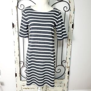 Gap knit striped dress medium